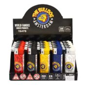 The Bulldog Winddichte Feuerzeuge mit weicher Flamme (25 Stk./Display)