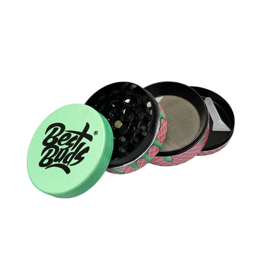 Best Buds Grinder Gelato Pistazie Brombeere 4 Teile (50mm)