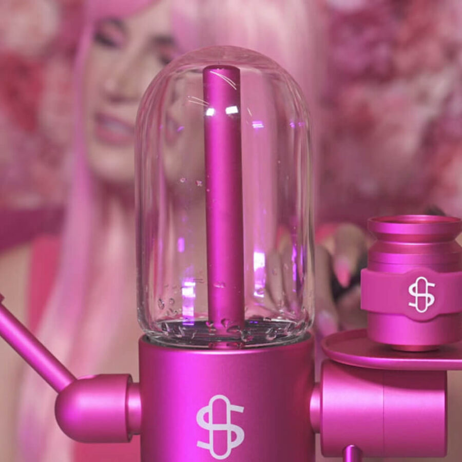 Stündenglass Gravity Infuser 360 Degrees Bong Vaporizer Pink