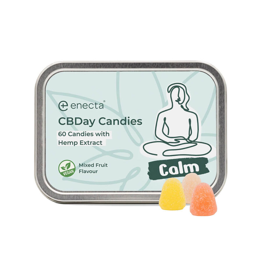 Enecta CBDay Bio Hanf Extrakt Bonbons - Calm (60 Stk.)