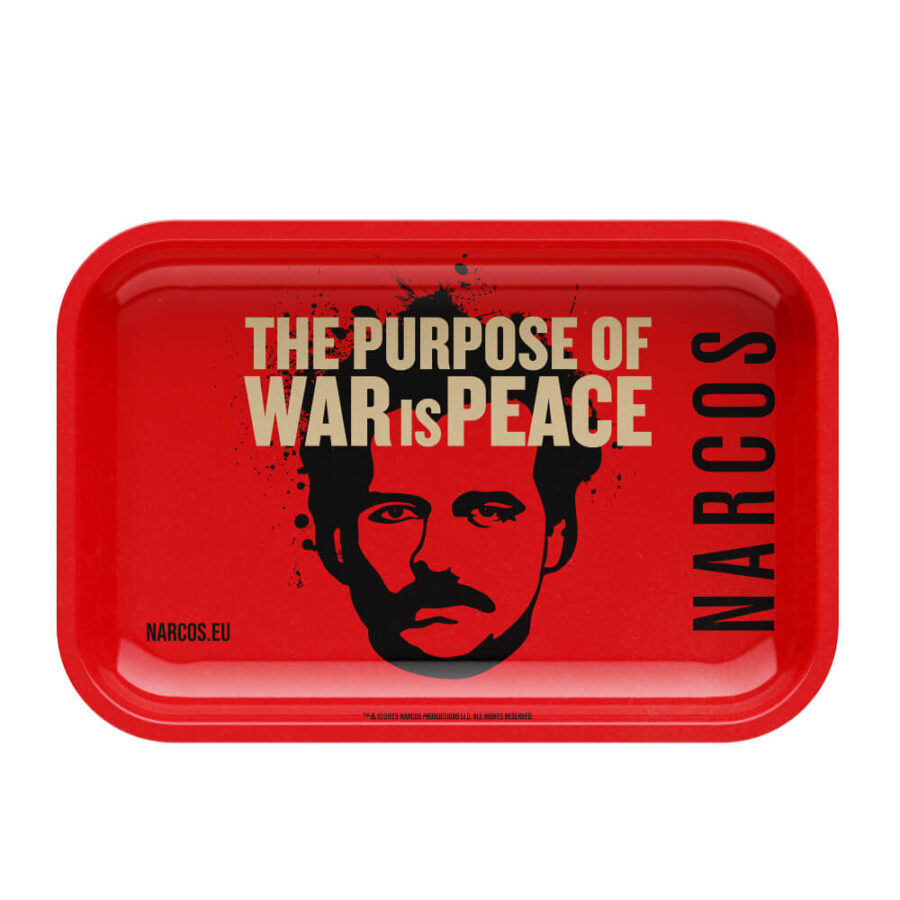 Narcos Metall Rolling Tray Rot Klein