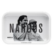 Narcos Metall Rolling Tray Weiß Medium