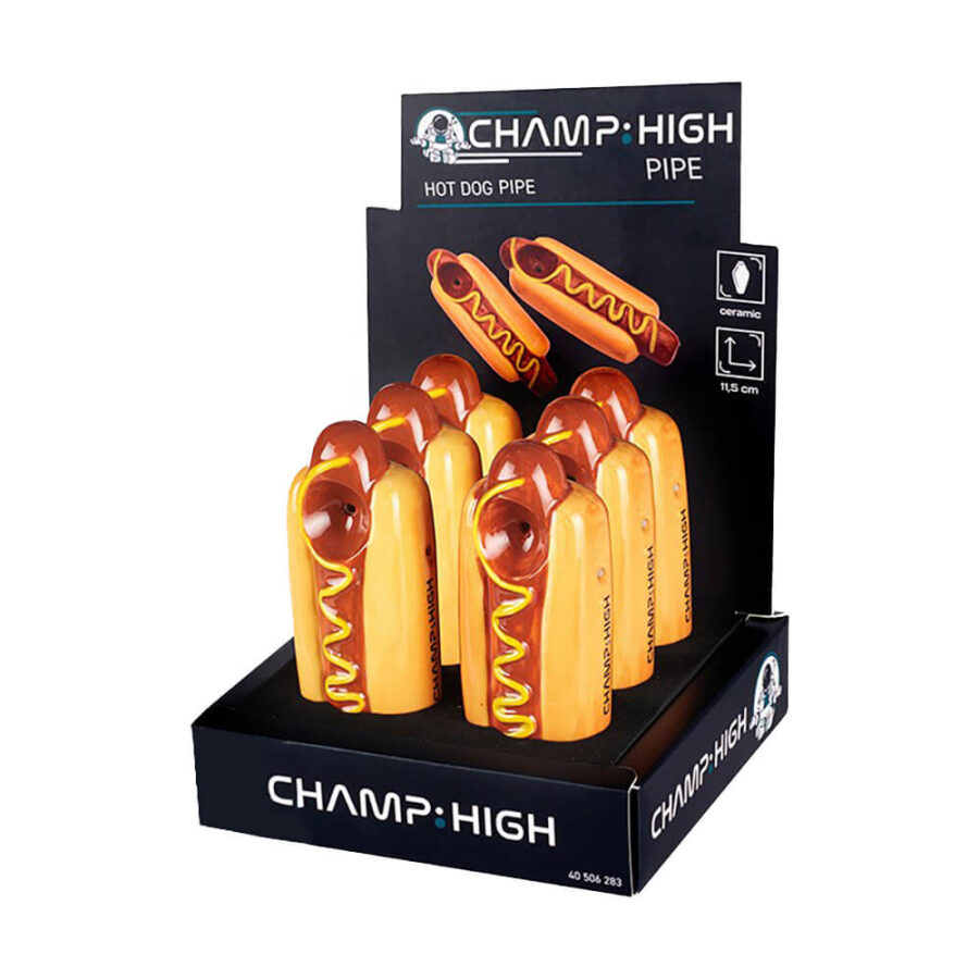 Champ High Hot Dog Pfeifen (6 Stk./Display)