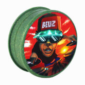 Beuz Hanf Grinder DJ Beuz Grün 50mm (12stk/display)