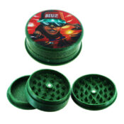 Beuz Hanf Grinder DJ Beuz Grün 50mm (12stk/display)