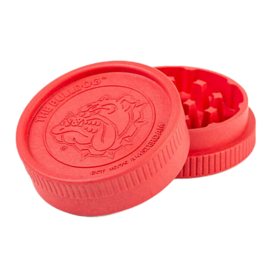 The Bulldog Red Eco 2-Parts Grinder - 55mm (24stk/display)