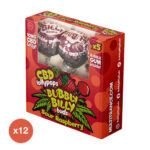 Bubbly Billy Buds CBD Lutscher Saure Himbeere 5 Stück pro Packung (12stk/display)