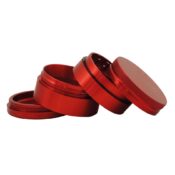 RAW Hammer Craft Aluminium Grinder Medium Rot 4-teilig - 55mm