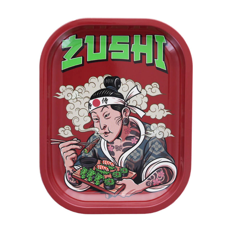 Best Buds Dünne Box Rolling Tray mit Storage Zushi