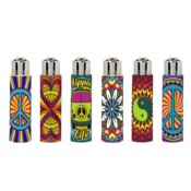 Clipper Feuerzeug Pop Cover Hippie Passion (30Stk/Display)