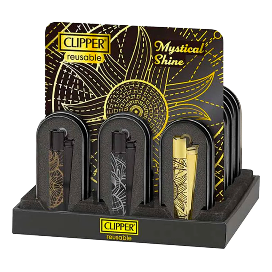 Clipper Metall Feuerzeug Mystical Shine (12Stk/Display)