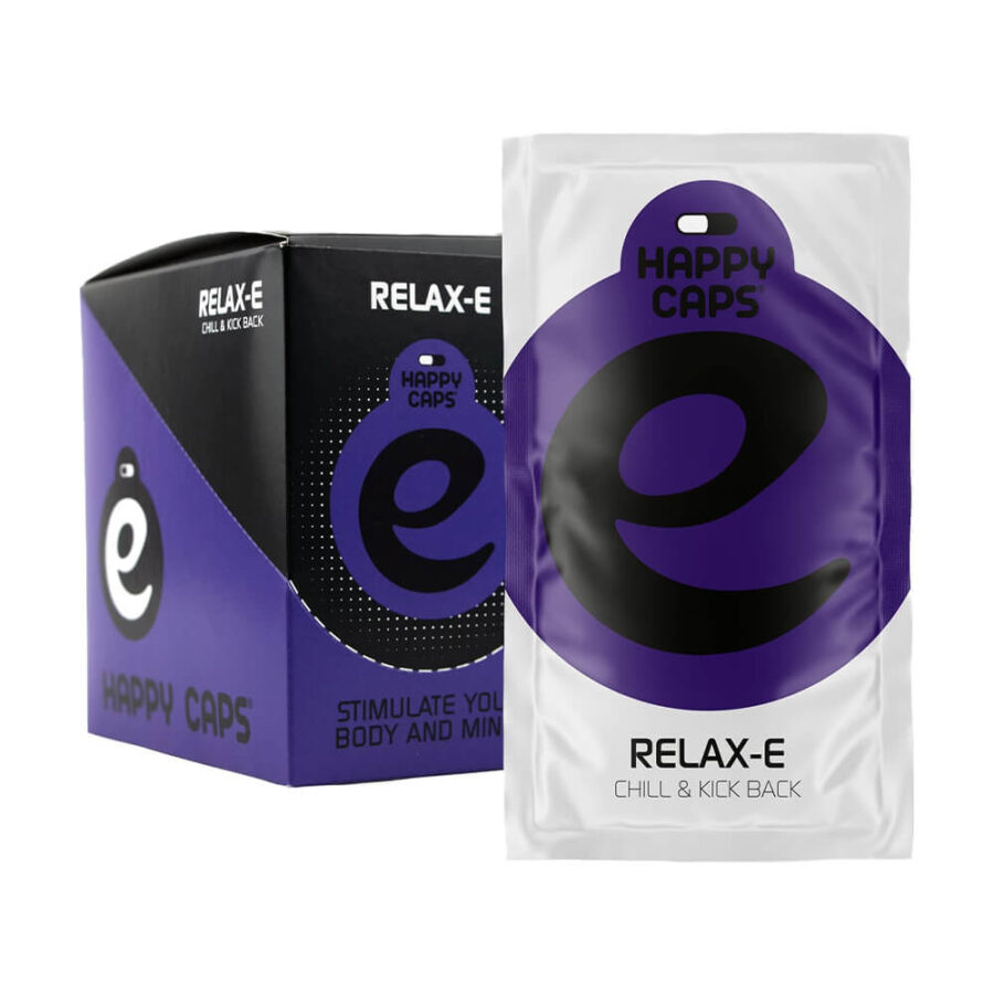 Happy Caps Relax-E Chill & Kick Back Capsules (10packs/display)