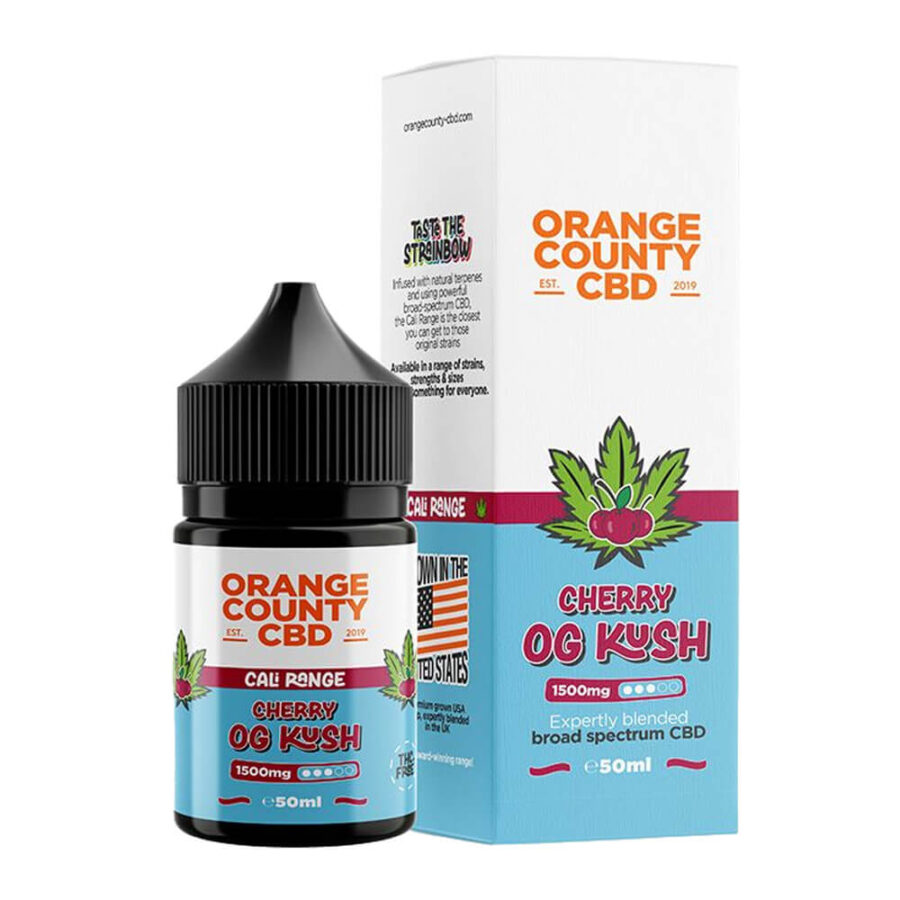 Orange County CBD Cali E-Liquid Cherry OG Kush