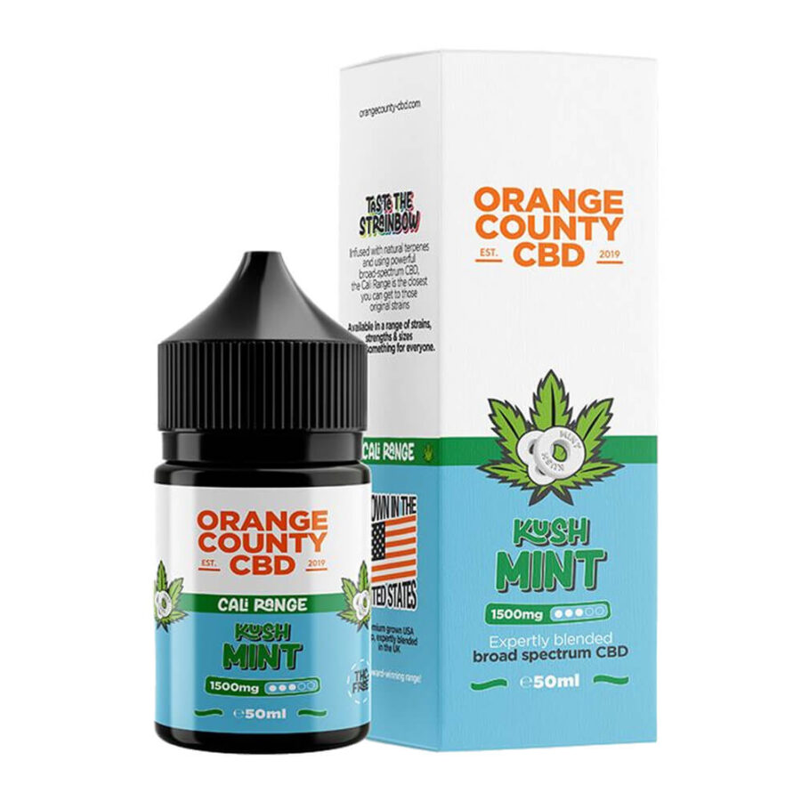 Orange County CBD Cali E-Liquid Kush Mint