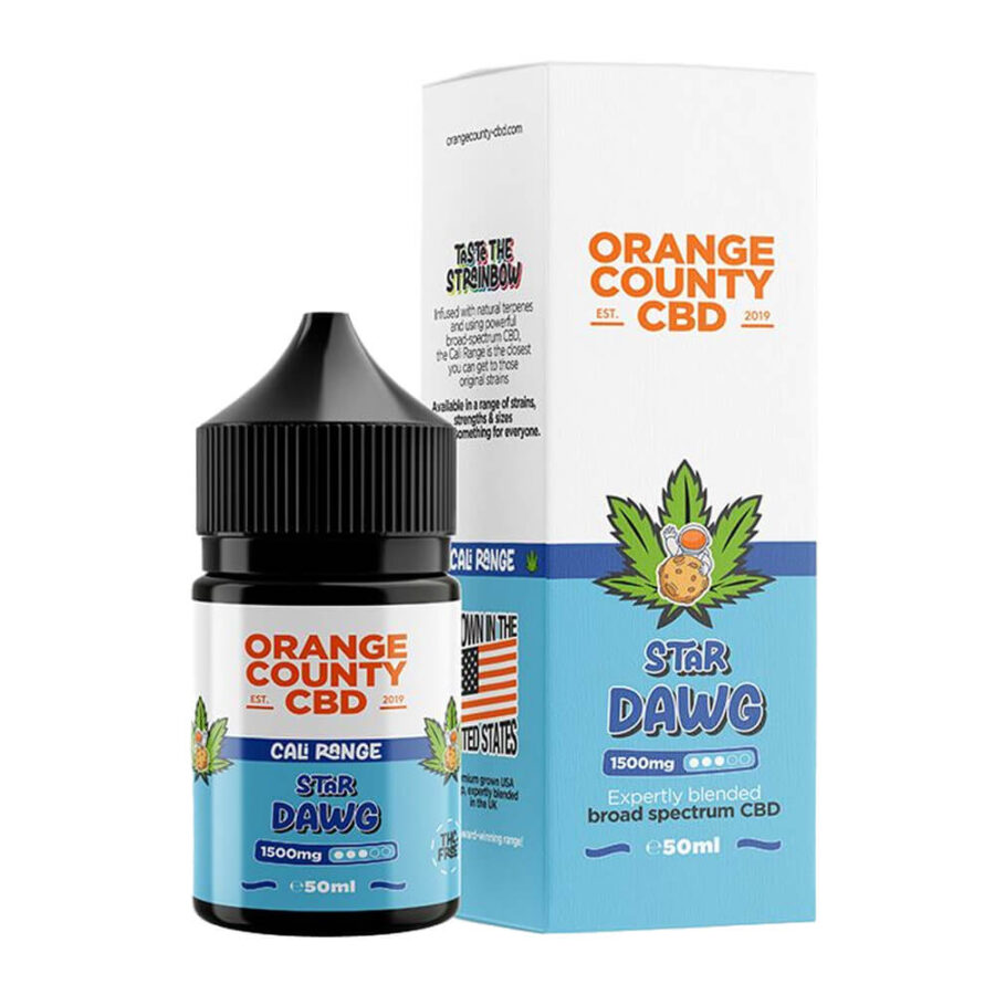 Orange County CBD Cali E-Liquid Star Dawg Kush