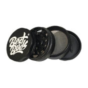 Best Buds Mighty Grinder Aluminium Schwarz 4 Teile (60mm)