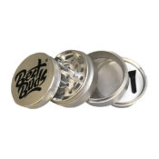 Best Buds Mighty Grinder Aluminium Silber 4 Teile (60mm)