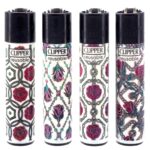 Clipper Lighters Roses and Gold (24 stk/display) Clipper Lighters Roses and Gold