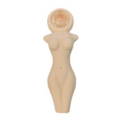 Blasse nackte Figur Silikon Pfeife 12cm