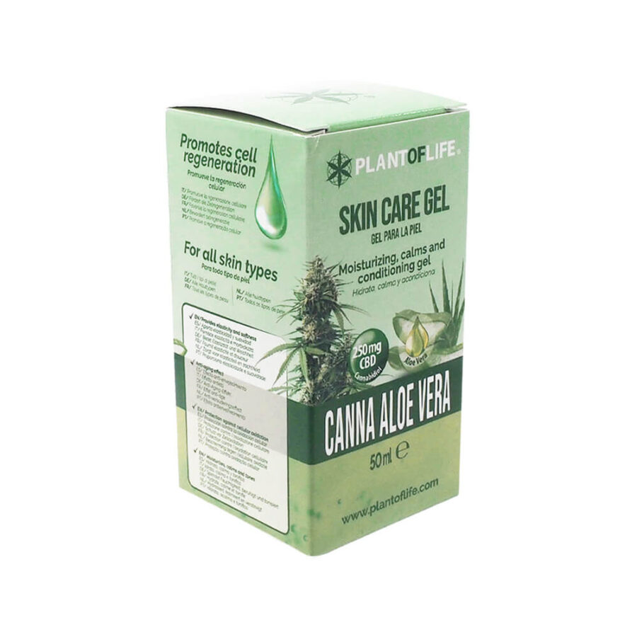 Plant of Life Skincare Gel Canna Aloe Vera 250mg CBD (50ml)