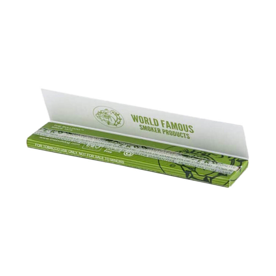 The Bulldog Hemp Green Papers Ungebleicht Slim King Size (50 Stk./Display)