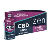 Zen CBD Beerenmischung 70mg CBD Getränk 60ml (10stk/Display)