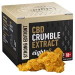Eighty8 CBD Extrakt Crumble 86,21% CBD 1g (8 stk/display) Wholesale Eighty8 CBD Extract Crumble 1g 8pcs display 1