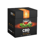 Schwarze Pyramidentee mit Infusion von 150mg CBD (10er-Packung/Los)