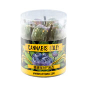 Cannabis Lollipops Blaubeer Haze Geschmack Geschenkbox 10Stk (12 Packs/Masterbox)