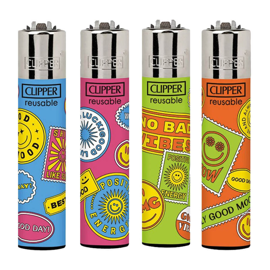 Clipper Feuerzeuge Happy Stamps (24stk/display)