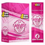 Twisted Hemp Wraps California Dream (15 stk/display) Twisted Hemp Wraps California Dream 15pcsdisplay