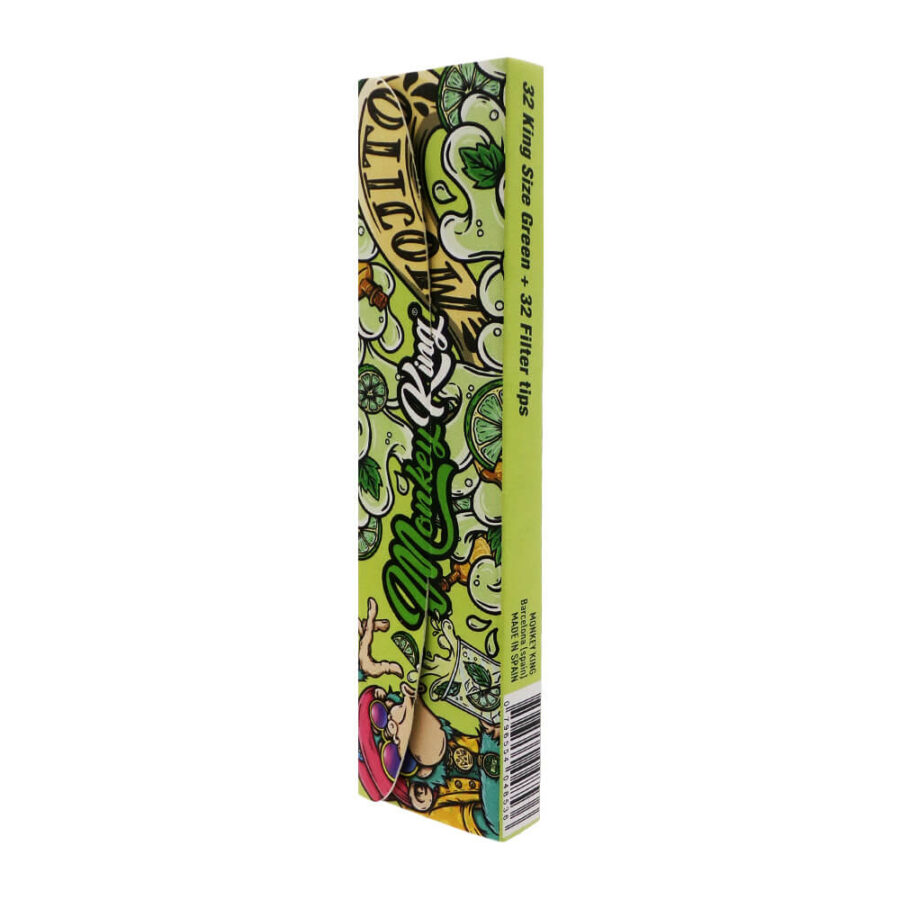 Monkey King Papers mit Filter Tips Mojito (24stk/display)