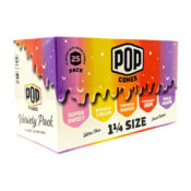 Pop Cone 1 1/4 Ultra Thin Pack Sortenpackung (25stk/display)