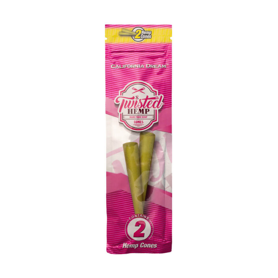 Twisted Hemp Cones California Dream (10stk/display)