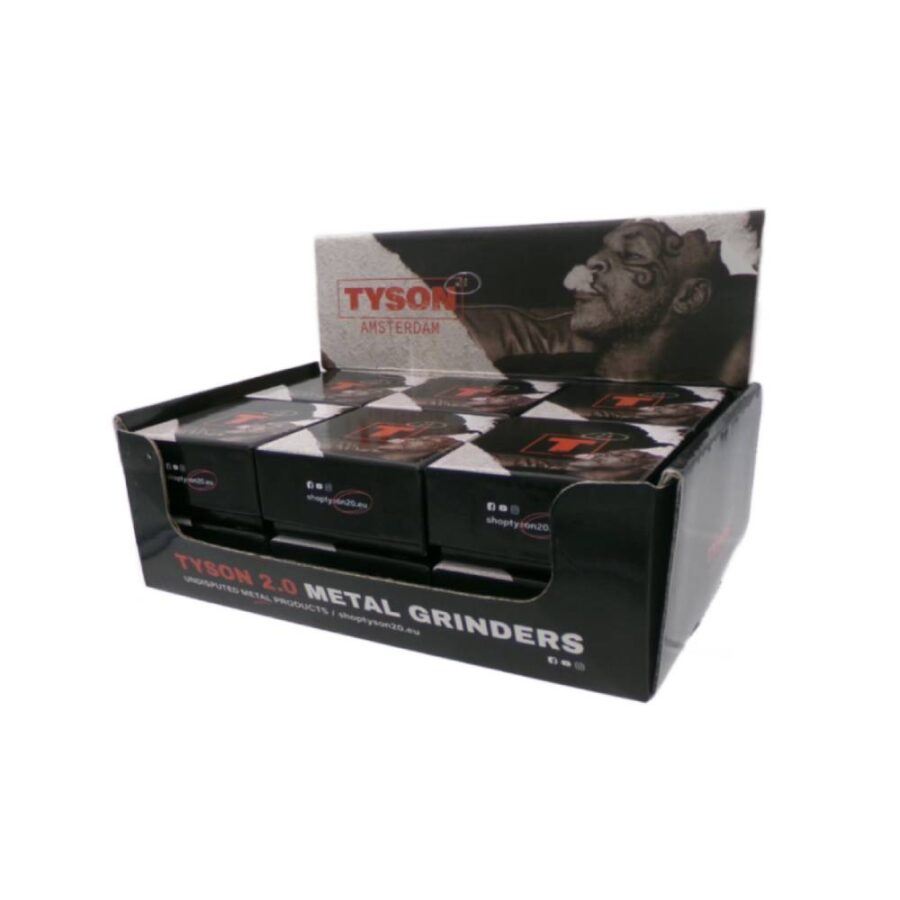 Tyson 2.0 Metall-Grinder Tyson Amsterdam 2 Teile - 54mm (12stk/display)