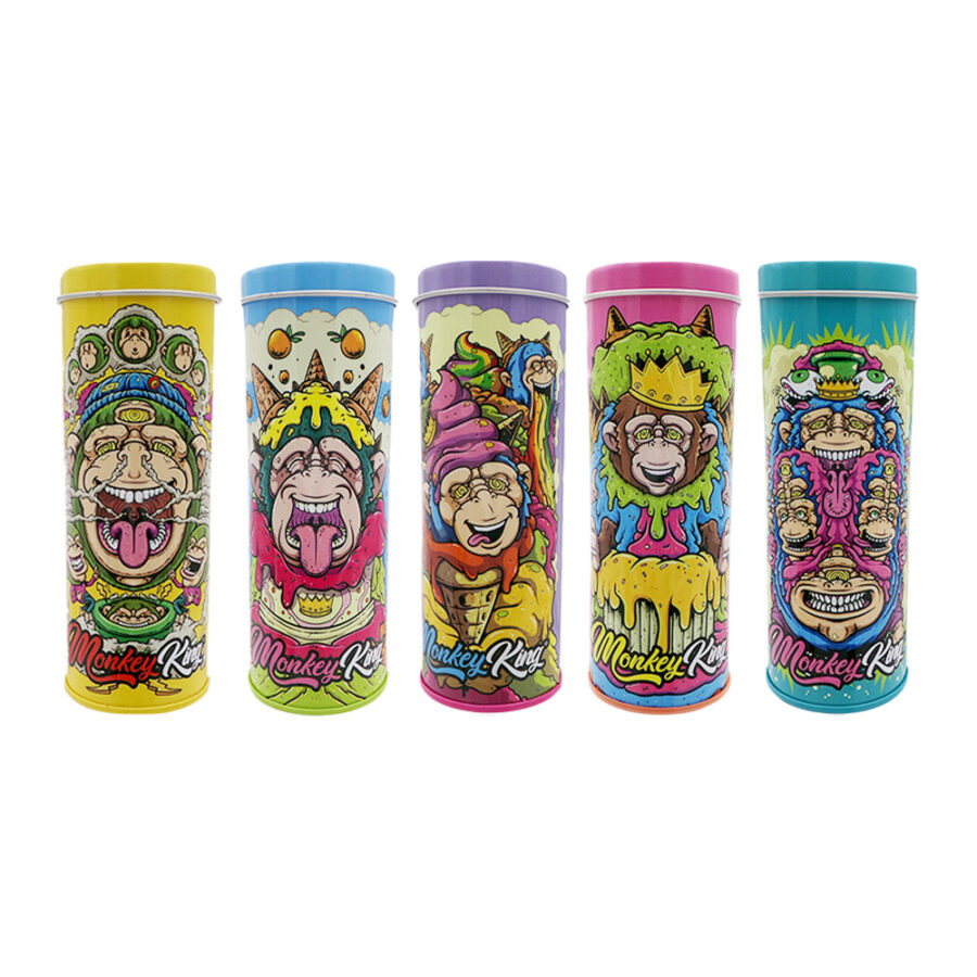 Monkey King Monkey Pack Tin Box Runde Metalldose (15stk/display)