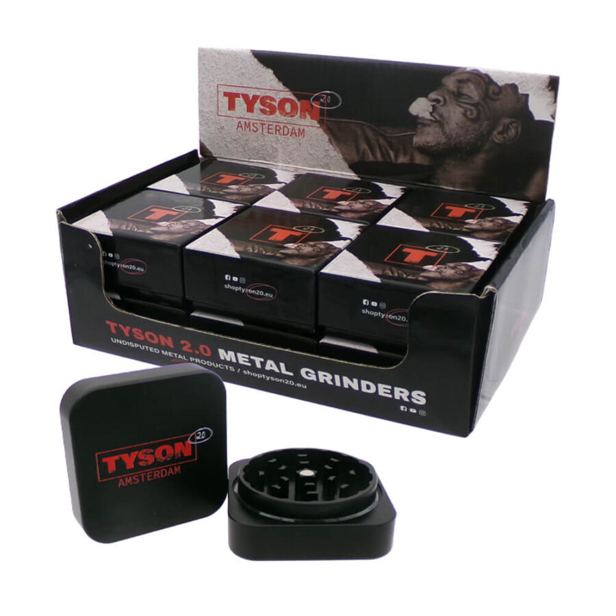 Tyson 2.0 Metall-Grinder Tyson Amsterdam 2 Teile - 54mm (12stk/display)