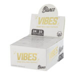 VIBES Rolling Papers Fatty mit Tips Blanco Ultra Wide (24stk/display)