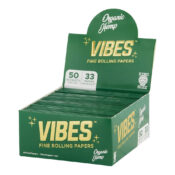 VIBES Rolling Papers King Size Slim Organic Hemp (50stk/display)