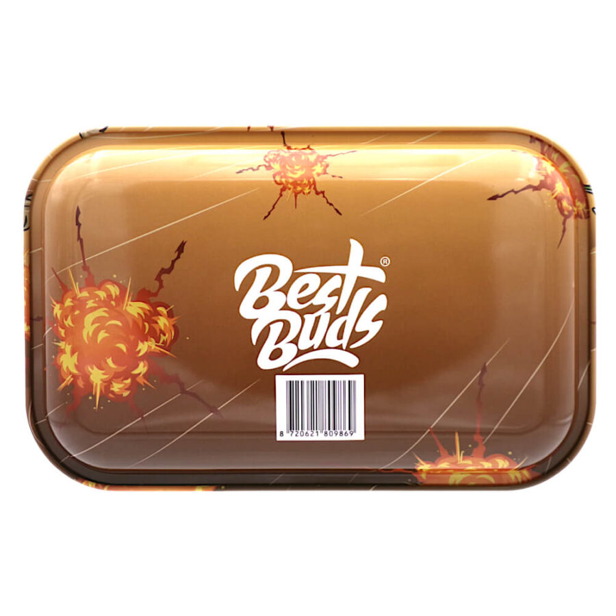 Best Buds Jet Fuel Metal Rolling Tray Medium 17.6x27.5cm