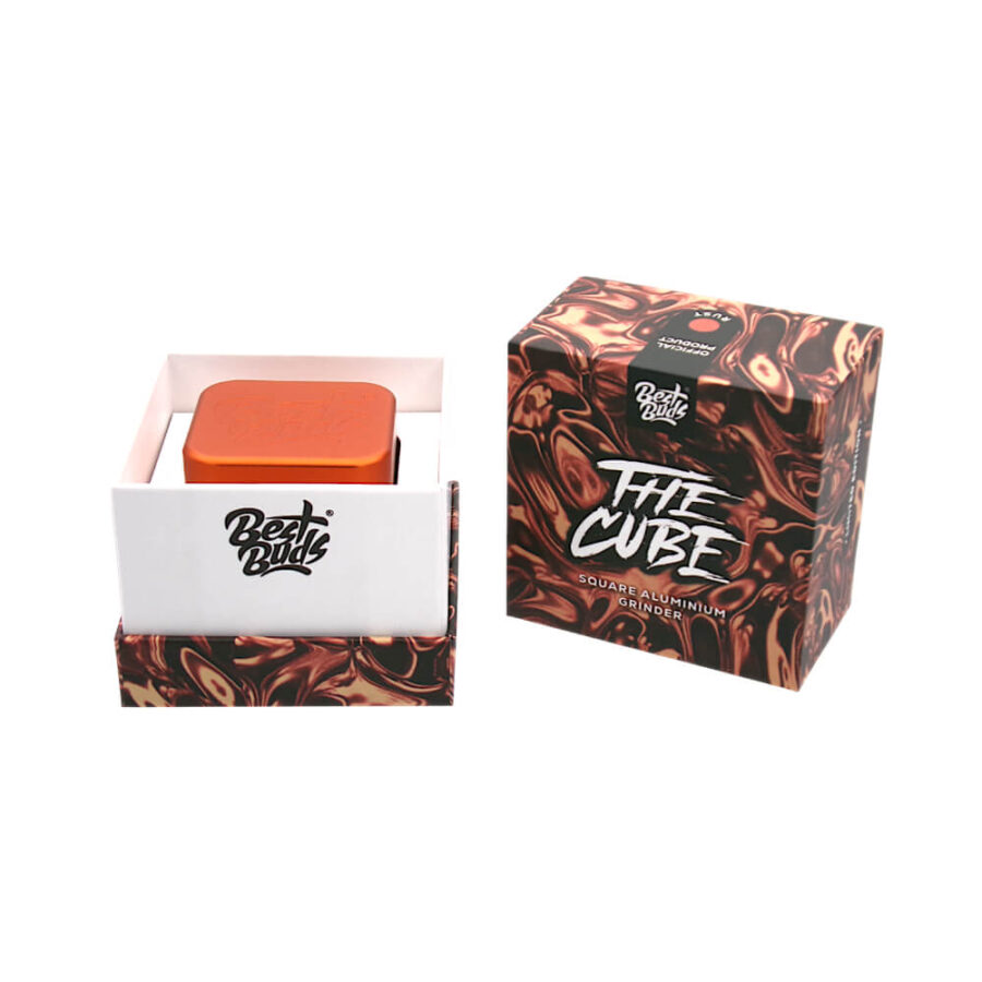 Best Buds The Cube Grinder Aluminium Rust 4 Teile (50mm)