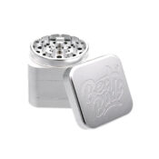 Best Buds The Cube Grinder Aluminium Silber 4 Teile (50mm)