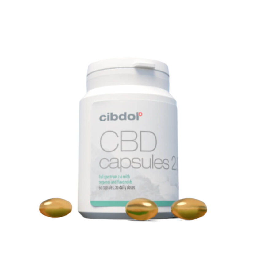 Cibdol Softgel-Kapseln 20% CBD 2000mg (60 Kapseln)