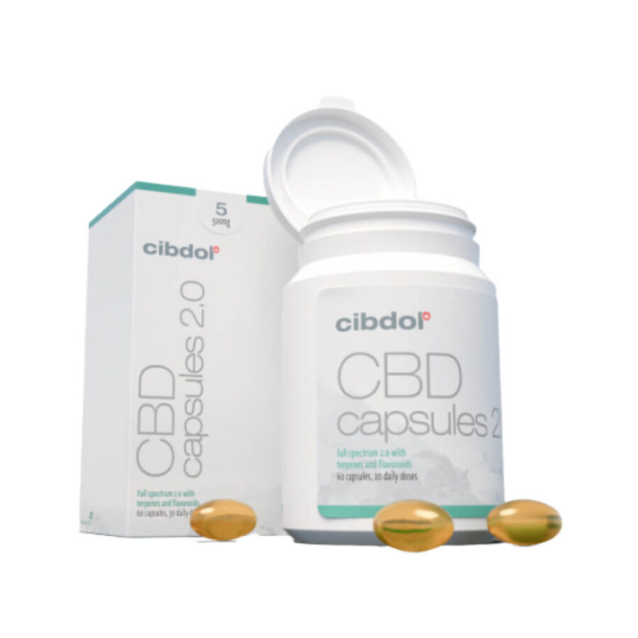 Cibdol Softgel-Kapseln 5% CBD 500mg (60 Kapseln)