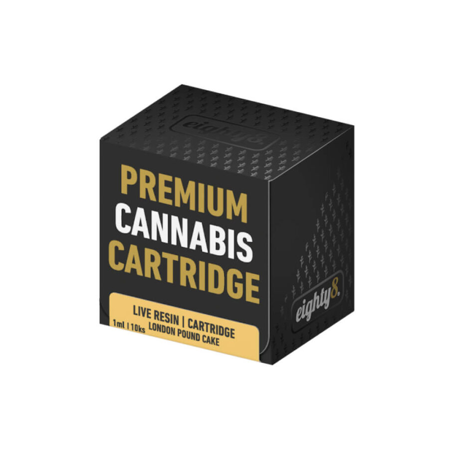 Eighty8 London Pound Cake Live Harz CBD Kartusche 1ml (10stk/display)