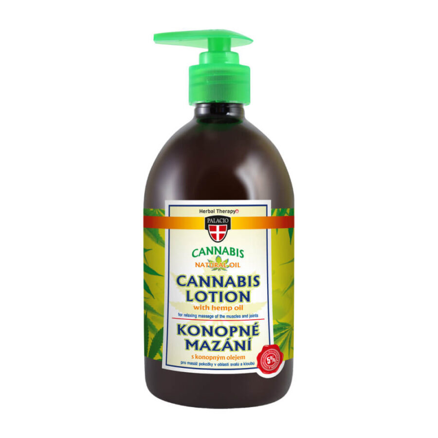 Palacio Cannabis Lotion mit Hanföl (500ml)