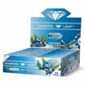 Wholesale Diamond Leaf Blueberry Flavored Rolling Papers 1 1