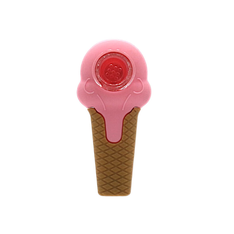 Scary Ice Cream Silicone Pipe