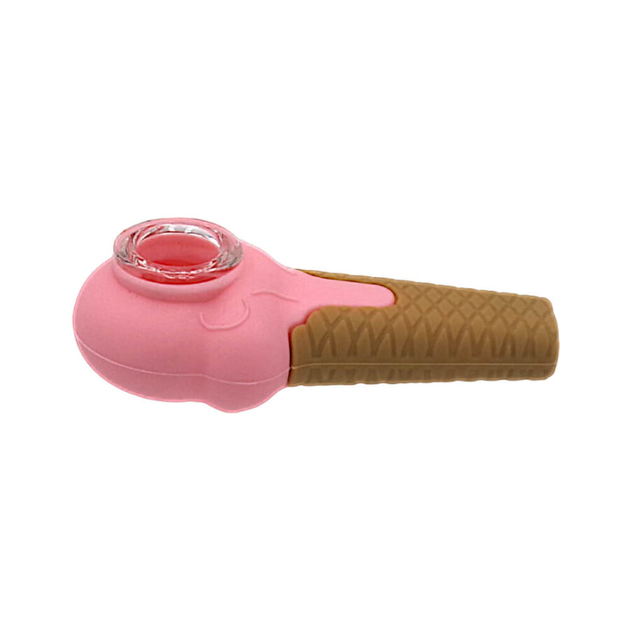 Scary Ice Cream Silicone Pipe