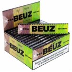 Beuz Xtra Slim Long Braune Ungebleichte Rolling Papers 125 mm + Tips 24 Booklets Beuz Xtra Slim Long Brown Unbleached Rolling Papers 125mm Tips 24 Booklets